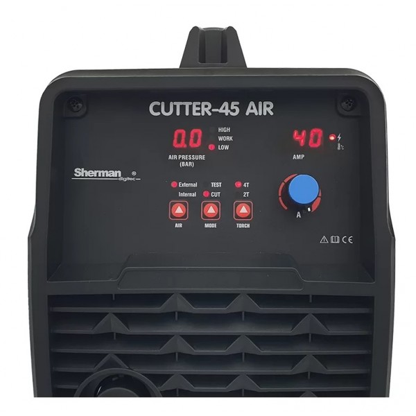 Plazminio pjovimo aparatas CUTTER 45 AIR su kompresoriumi (iki 12 mm)